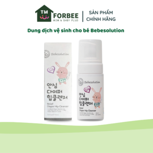 Bọt lau vệ sinh thay tã bỉm cho bé Bebesolution (không cần rửa lại với nước)